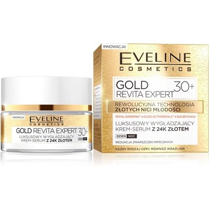 Eveline Cosmetics Gold Revita Expert 30+ Wrinkle Reduction All Skin Types 50Ml