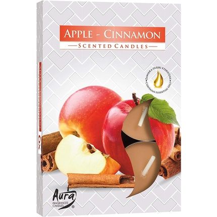 Bispol Apple Cinnamon Scented Tealights 6 Pieces
