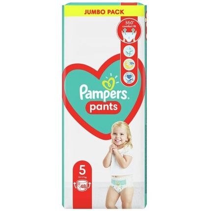 Pampers Diapers Size 5-Junior 48 Pieces