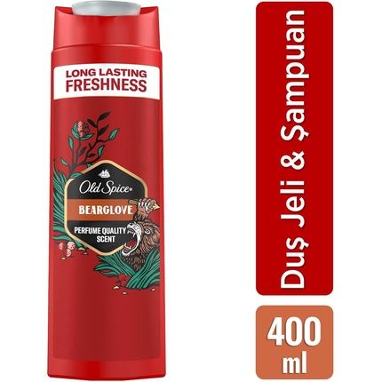 Old Spice Bearglove Shower Gel And Shampoo For Men 400Ml