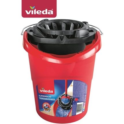 Vileda Torsion Power Super Easy Bucket - Red - Image 3