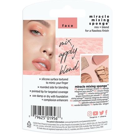 Real Techniques 2-In-1 Miracle Mixing Sponge For Foundation And Complexion