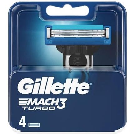 Gillette Mach 3 Turbo Spare Head For A Smooth Shave