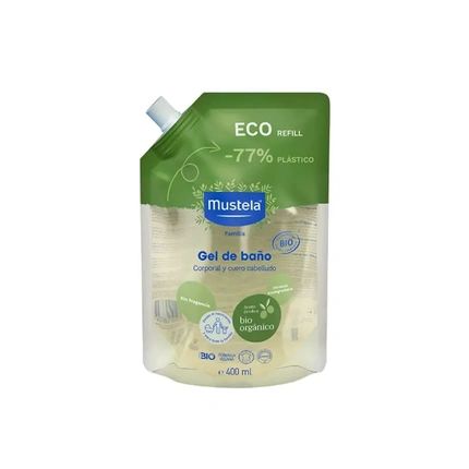 Mustela Organic Certified Cleansing Gel Eco-Refill 400Ml
