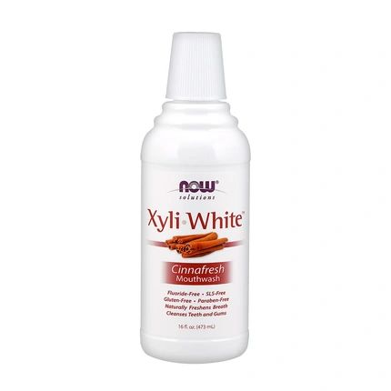 Now Foods Xyliwhite Refreshmint Mouthwash Cinnafresh 473 Ml