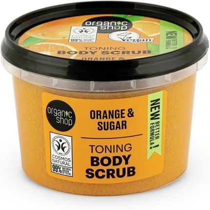 Organic Shop Body Scrub Toning Orange 250Ml