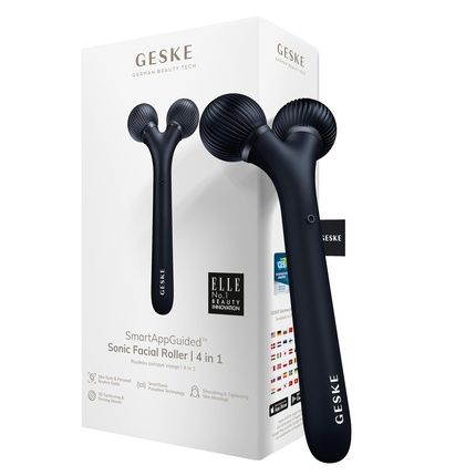 Geske Smartappguidedtm Sonic Facial Roller 4 In 1 Device For Face