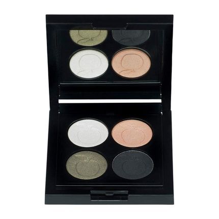 Idun Minerals Eyeshadow Palette 4-Pan Selection Of Color-Rich Shades Vitsippa 4 X 0.03 Oz
