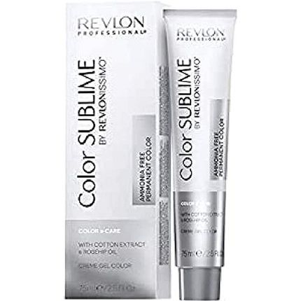 Revlon Professional Revlonissimo Colour Sublime Colour & Care Permanent Hair Colour 8.04 Natural Copper Light Brown 75Ml