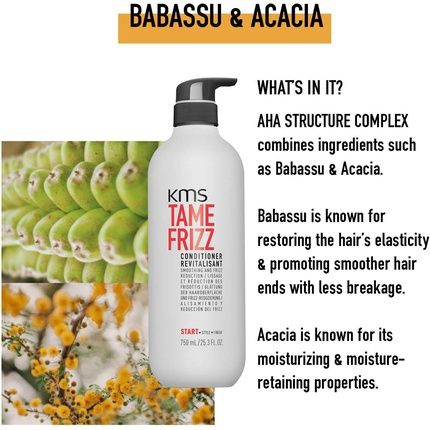 Kms Tamefrizz Shampoo For Normal To Dry Hair 750Ml - Image 3