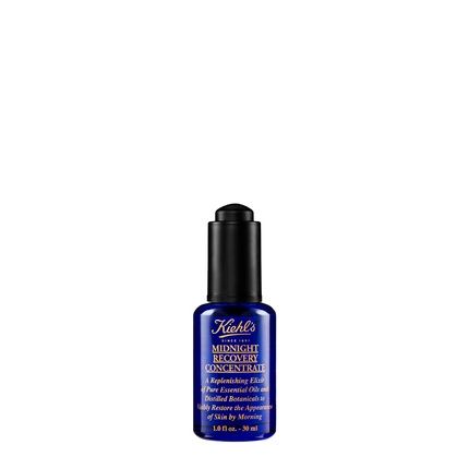 Kiehl'S Midnight Recovery Concentrate Night Regenerating Oil Serum 30Ml For Fresh Skin Look