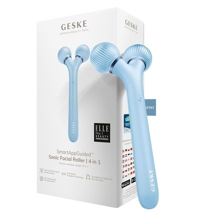Geske Smartappguidedtm Sonic Facial Roller 4 In 1 Device For Face