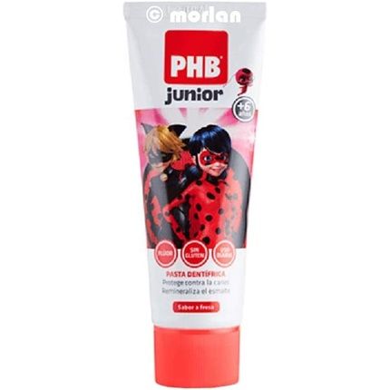 Phb Junior Strawberry Toothpaste For Ages 6-9 75Ml