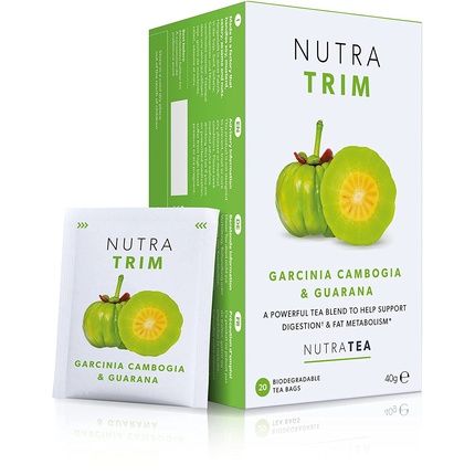 Nutratrim Natural Weight Loss Green Tea With Fennel, Nettle, Ginger, Guarana & More 20 Tea Bags