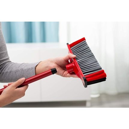 Vileda 142494 Broom, Red/Black, 35 X 6 X 145 Cm