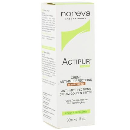 Noreva Actipur Tinted Cream For Blemished Skin Dark Complexion 30Ml
