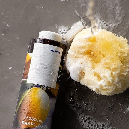 Korres Basil Lemon Revitalizing Shower Gel With Active Aloe Vera 250Ml - Image 3