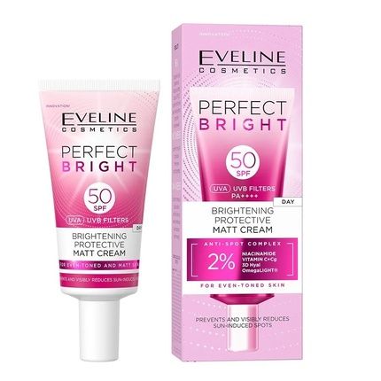 Eveline Perfect Bright Brightening And Protective Matte Face Cream Spf 50 30Ml