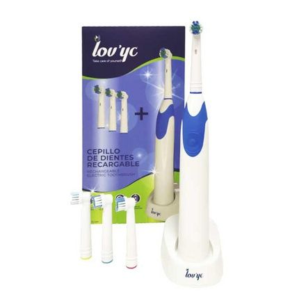 Elie Saab Lovyc Rechargeable Electric Toothbrush With 4 Heads