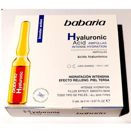 Babaria Hyaluronic Acid Facial Ampoules 10Ml