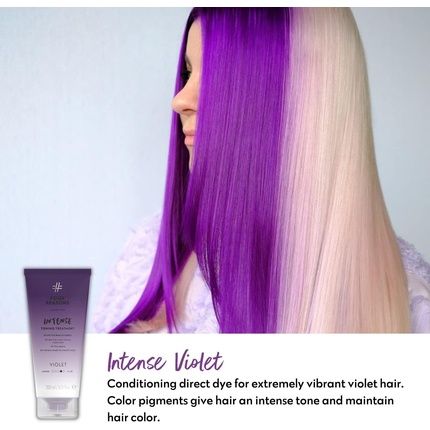 Four Reasons Color Mask Intense Violet Intensive Toning Treatment Color Depositing Conditioner Semi Permanent Hair Dye 100 Vegan 676 Fl Oz