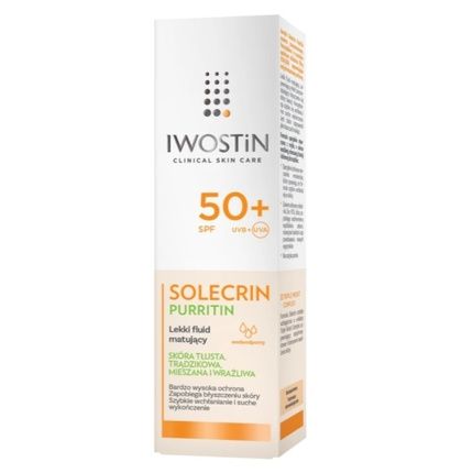 Iwostin Solecrin Purritin Ultra-Matte Spf 50 Sunscreen - 40Ml