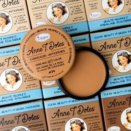 Thebalm Anne T. Dotes Tinted Moisturizer & Concealer Set #34 For Tan Skin