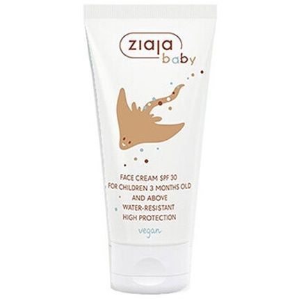 Ziaja Kids Sun Face Cream Spf 30 Protective Cream For Children'S Face