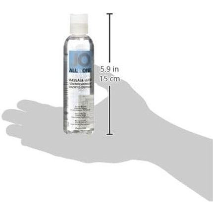 System Jo Sensual Massage Oil Unscented 4 Ounce Bottle - Image 3