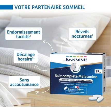 Juvamine Complete Night Melatonin 1.9Mg Sleep Aid - Image 3