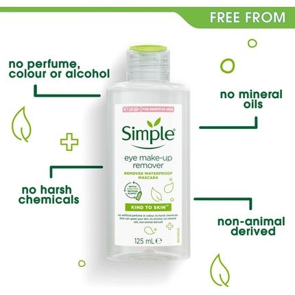 Simple Kind To Skin Eye Make-Up Remover 125Ml - Image 3