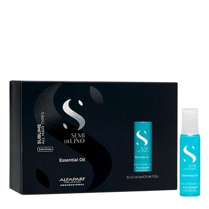 Alfaparf Milano Semi Di Lino Sublime Essential Oil Essential Oil For All Hair Types 12 X 13 Ml