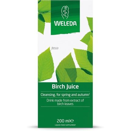 Weleda Birch Juice Cleansing Liquid Food Supplement No Added Sugar Vegan