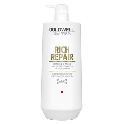 Goldwell Dualsenses Rich Repair Cream Shampoo For Dry And Stressed Hair 1000Ml