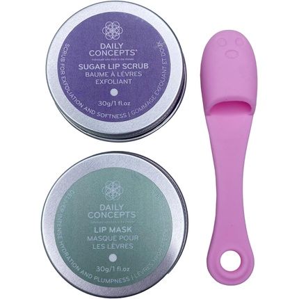 Soft Lips Kit Exfoliates And Moisturizes Lips With Silicone Lip
