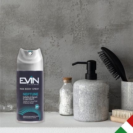 Evin Homme Men'S Deodorant Spray Citrus And Sea Wood Scent 150Ml - Image 3
