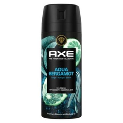 Axe Deodorant Body Spray Aqua Bergamot Fresh And Invigorating Scent