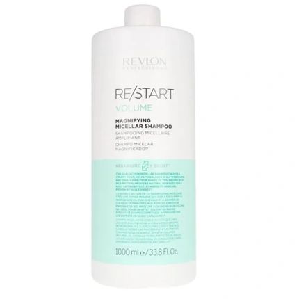 Revlon Restart Volume Magnifying Shampoo 1000Ml Micellar Shampoo For Hair Volume - Image 3