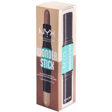 Nyx Wonder Stick Dual- Ended Face Shaping Highlighter Stick Universal Light 8G