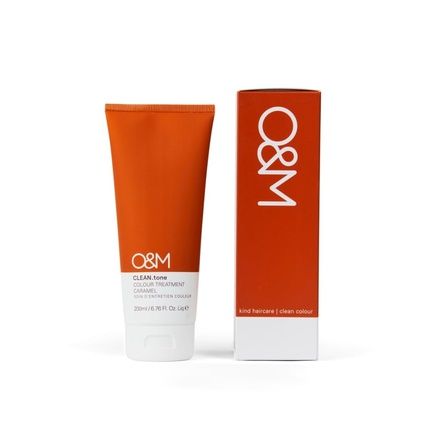 O&M Clean.Tone Caramel Color-Refreshing Hair Treatment For Bleached Hair 200Ml - Image 3