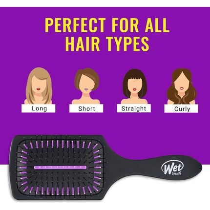 Wetbrush Charcoal Infused Paddle Detangler Ultrasoft Bristles Minimizes Pain - Image 3