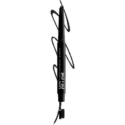 Nyx Professional Makeup Fill & Fluff Eyebrow Pomade Pencil 08 Black 15G