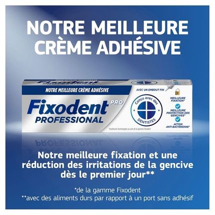 Fixodent Pro Professional Denture Adhesive 40G