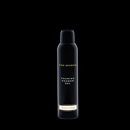Ted Sparks Fresh Linen Black Shower Foam With Bamboo Base