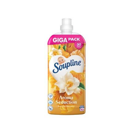 Soupline Aroma Freshness Fabric Softener Concentrated Vanilla & Mandarin 2024 Ml 92 Sachets