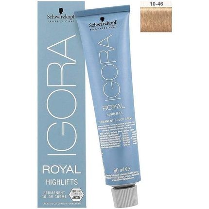 Schwarzkopf Professional Igora Royal Highlifts Hair Color 10-46 Ultrablond Beige Chocolate 60Ml