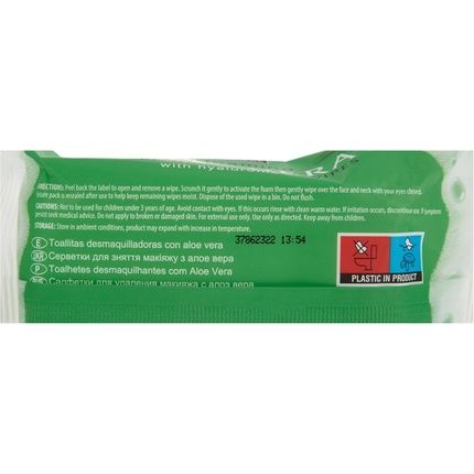 Beauty Formulas Aloe Makeup Remover Wipes - Image 3