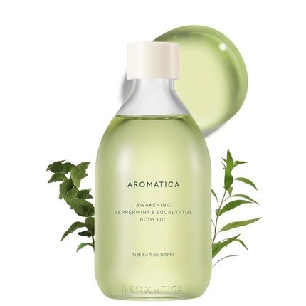 Aromatica Awakening Body Oil Peppermint & Eucalyptus Aromatherapy Oils Scented
