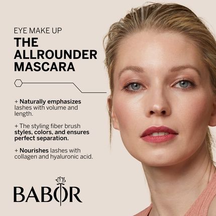 Babor Make Up Ultimate Style & Volume Mascara Black With Collagen And Hyaluronic Acid 8Ml