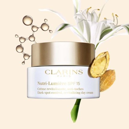 Clarins Nutri-Lumiere Spf 15 - Revitalizing Day Cream For The Face With Pigment Spots Spf 15